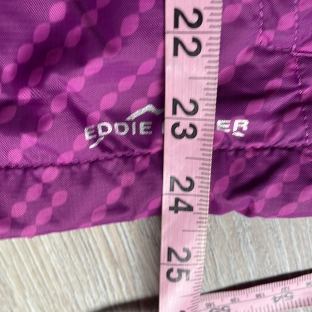 Eddie Bauer jacket, rain jacket, vibrant purple, women’s size small - Picture 10 of 11